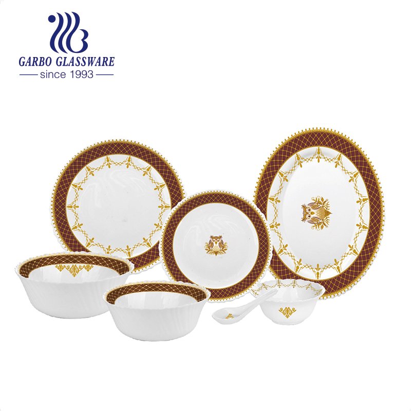 Opal Dinner Sets in the Indian Market- Popular Flower Decal Designs and Daily Use