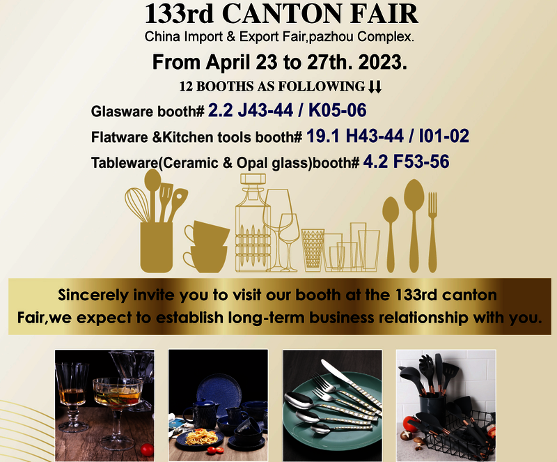 The133rd Canton Fair For Garbo Tableware